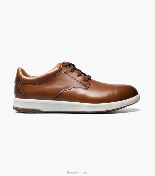 Florsheim رجال كروس عمل الصلب اصبع القدم أكسفورد عادي 6B6H404 كونياك الأحذية