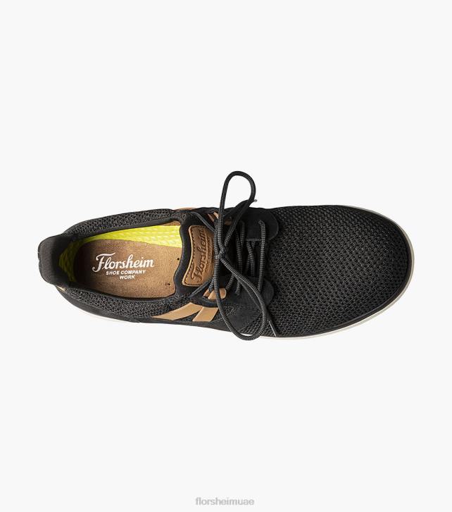 Florsheim رجال المغامرة الصلب اصبع القدم حذاء رياضي عادي 6B6H407 أسود الأحذية