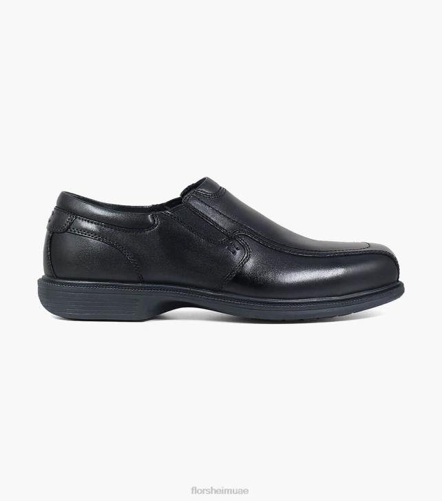 Florsheim رجال فائدة العمل الصلب اصبع القدم الدانتيل يصل التمهيد 6B6H410 أسود الأحذية