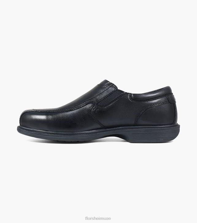Florsheim رجال فائدة العمل الصلب اصبع القدم الدانتيل يصل التمهيد 6B6H410 أسود الأحذية