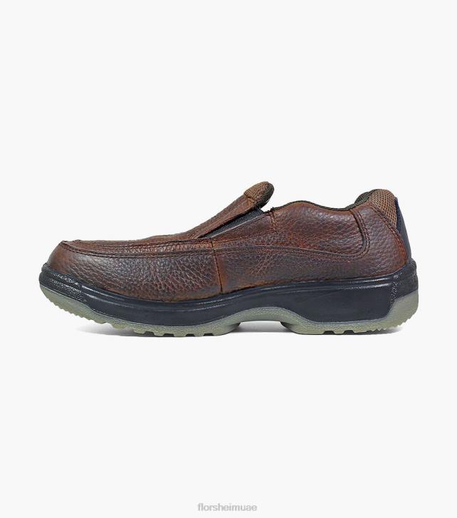 Florsheim رجال محظوظ العمل المركب اصبع القدم وزارة الخارجية الانزلاق على 6B6H421 بني الأحذية