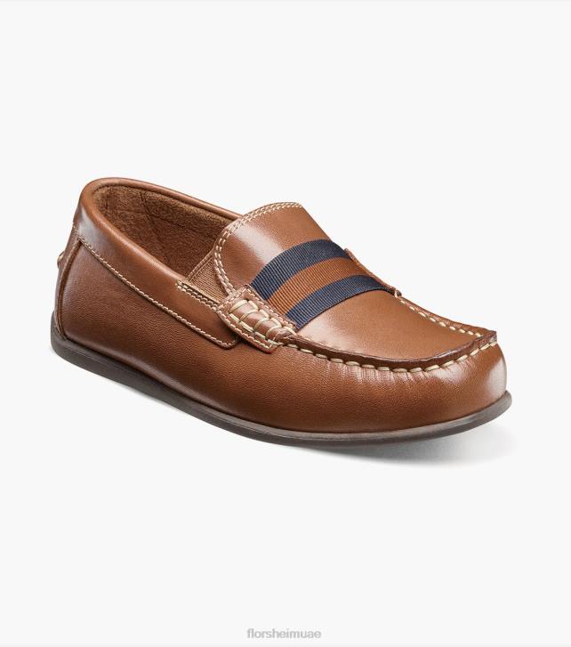 Florsheim أطفال جاسبر الابن. زنار حزام اصبع القدم متعطل 6B6H427 سرج تان الأحذية