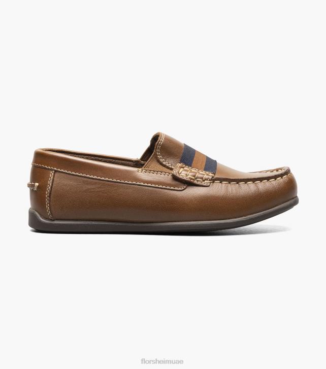 Florsheim أطفال جاسبر الابن. زنار حزام اصبع القدم متعطل 6B6H427 سرج تان الأحذية