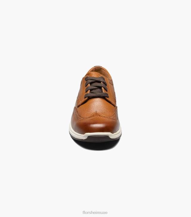 Florsheim أطفال بحيرات عظيمة الابن. أكسفورد طائر الجناح 6B6H442 كونياك الأحذية