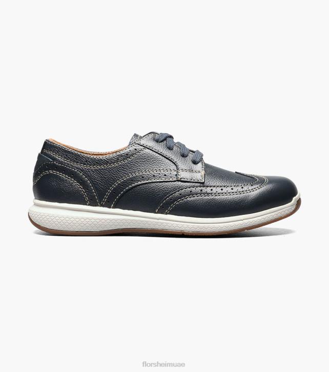 Florsheim أطفال بحيرات عظيمة الابن. أكسفورد طائر الجناح 6B6H444 القوات البحرية الأحذية