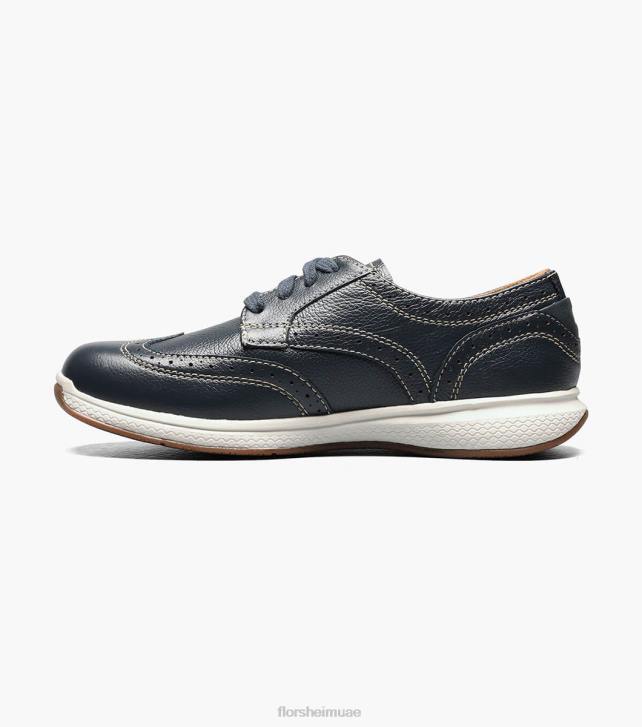 Florsheim أطفال بحيرات عظيمة الابن. أكسفورد طائر الجناح 6B6H444 القوات البحرية الأحذية
