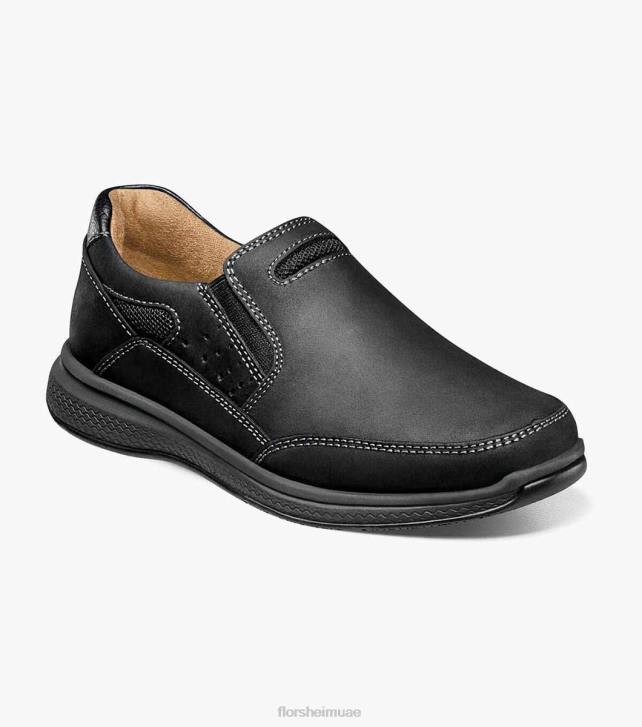 Florsheim أطفال بحيرات عظيمة الابن. الانزلاق على الرياضة 6B6H447 الفصل الأسود الأحذية