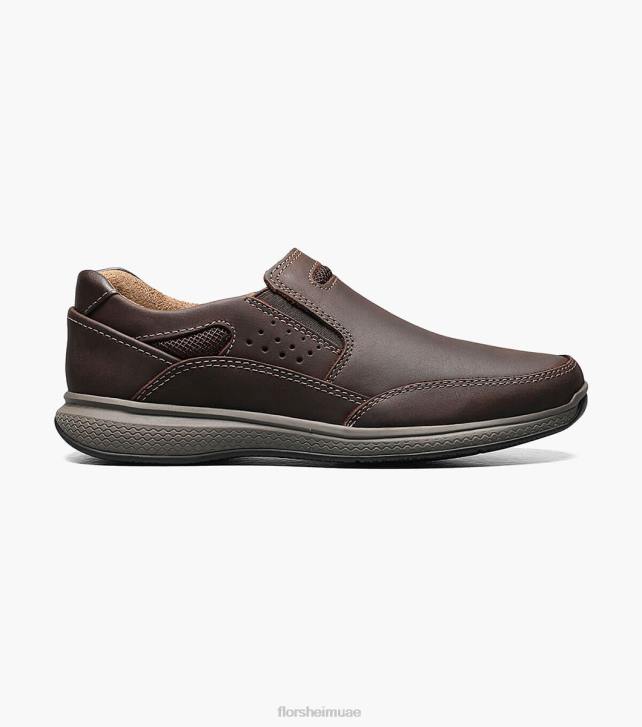 Florsheim أطفال بحيرات عظيمة الابن. الانزلاق على الرياضة 6B6H448 الفصل البني الأحذية