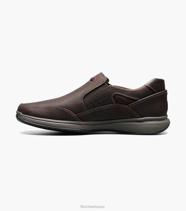 Florsheim أطفال بحيرات عظيمة الابن. الانزلاق على الرياضة 6B6H448 الفصل البني الأحذية
