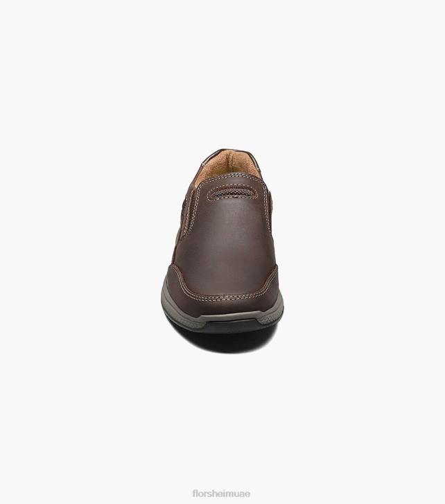 Florsheim أطفال بحيرات عظيمة الابن. الانزلاق على الرياضة 6B6H448 الفصل البني الأحذية