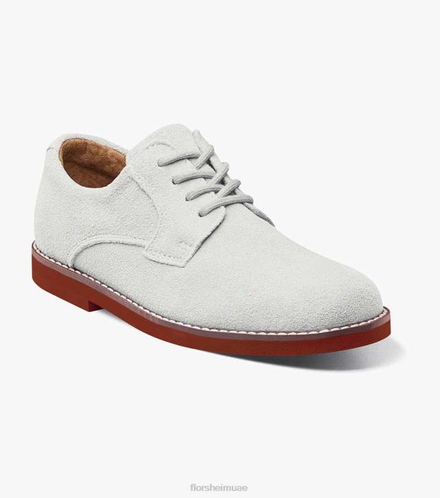 Florsheim أطفال كيرني الابن. سهل اصبع القدم أكسفورد 6B6H461 أبيض الأحذية