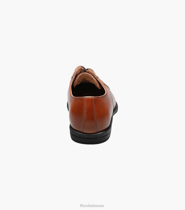 Florsheim أطفال تكشف الابن. أكسفورد كاب تو 6B6H470 كونياك الأحذية