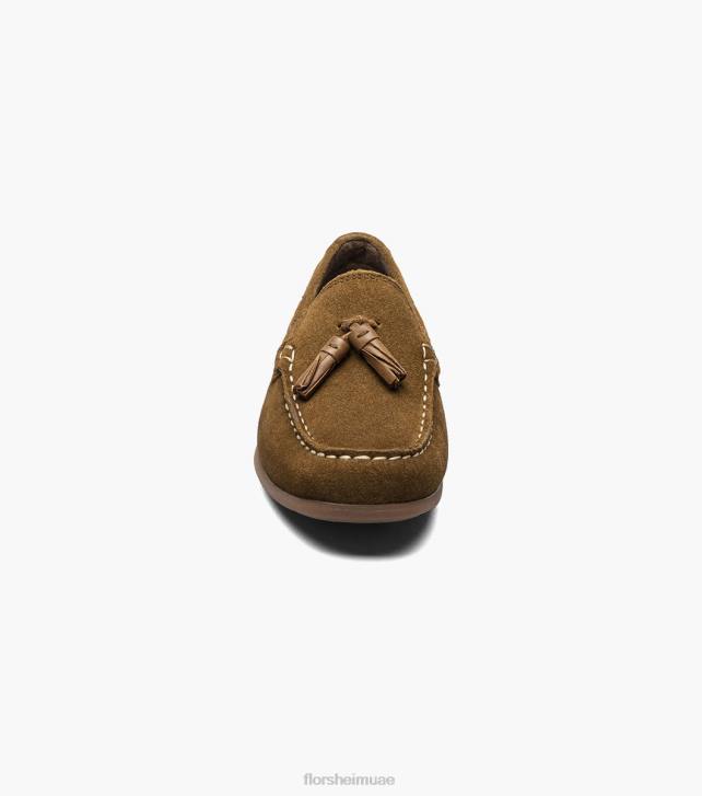 Florsheim أطفال جاسبر الابن. زنبق اصبع القدم شرابة متعطل 6B6H474 موكا الأحذية