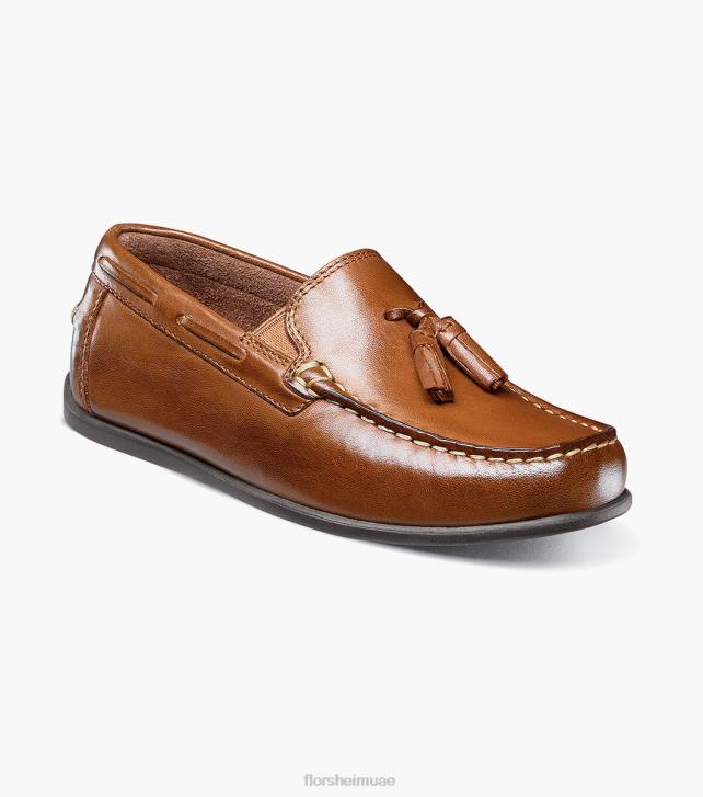 Florsheim أطفال جاسبر الابن. زنبق اصبع القدم شرابة متعطل 6B6H477 سرج تان الأحذية