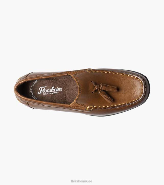 Florsheim أطفال جاسبر الابن. زنبق اصبع القدم شرابة متعطل 6B6H477 سرج تان الأحذية