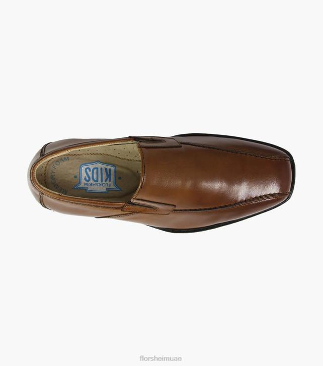 Florsheim أطفال تكشف الابن. زلة اصبع القدم الدراجة 6B6H487 كونياك الأحذية