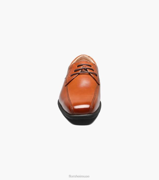 Florsheim أطفال تكشف الابن. دراجة اصبع القدم أكسفورد 6B6H489 كونياك الأحذية