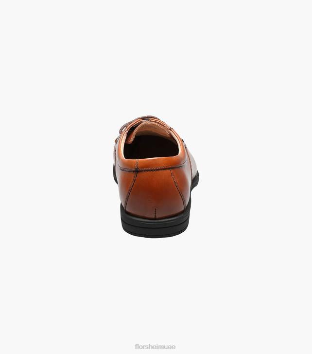 Florsheim أطفال تكشف الابن. دراجة اصبع القدم أكسفورد 6B6H489 كونياك الأحذية