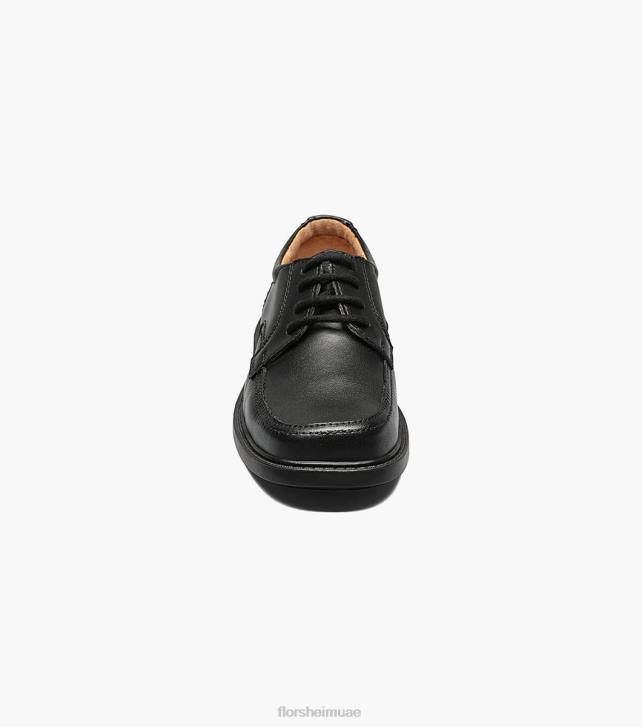 Florsheim أطفال بيلينجز جونيور الثاني موك تو أكسفورد 6B6H493 أسود الأحذية