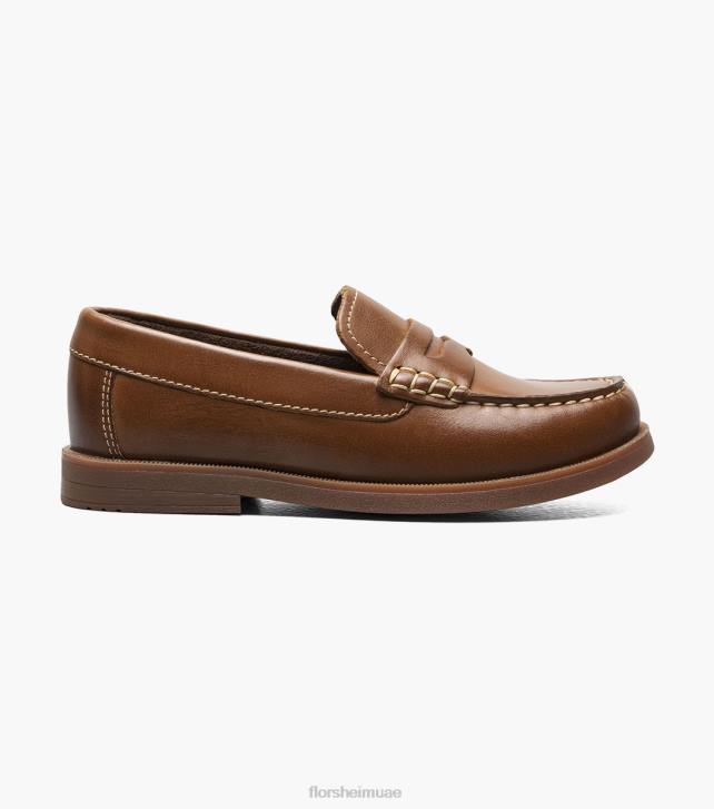 Florsheim أطفال الكروكيه الابن. موك تو بيني متعطل 6B6H497 كونياك الأحذية
