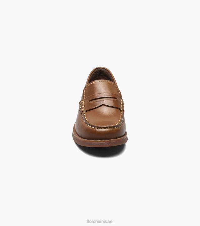 Florsheim أطفال الكروكيه الابن. موك تو بيني متعطل 6B6H497 كونياك الأحذية
