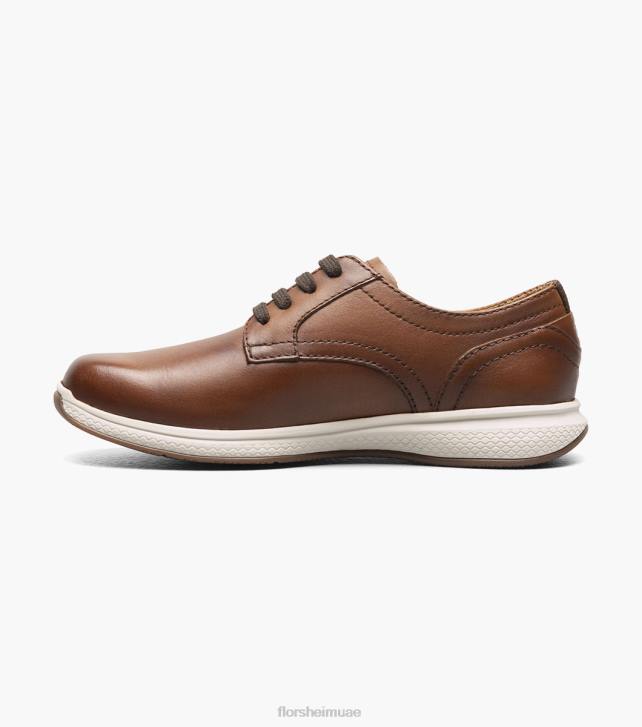 Florsheim أطفال بحيرات عظيمة الابن. سهل اصبع القدم أكسفورد 6B6H504 كونياك الأحذية