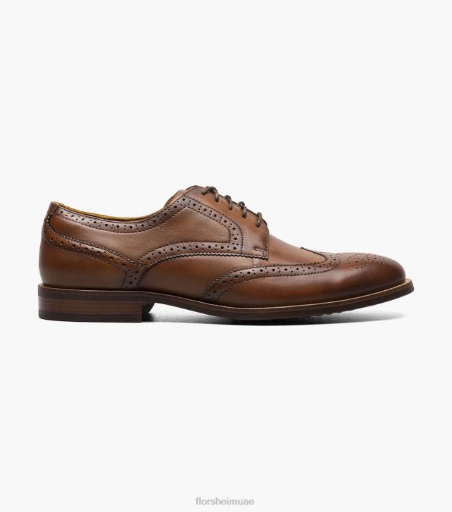 Florsheim رجال روتشى وينجتيب أكسفورد 6B6H51 كونياك الأحذية