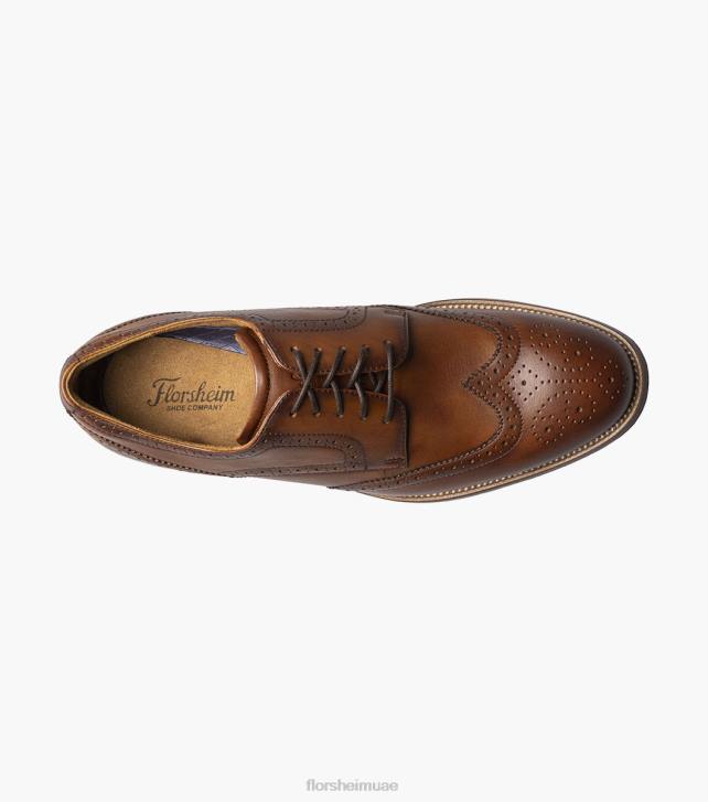 Florsheim رجال روتشى وينجتيب أكسفورد 6B6H51 كونياك الأحذية
