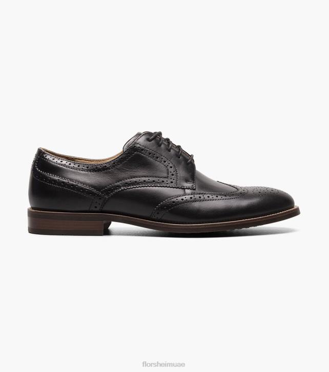 Florsheim رجال روتشى وينجتيب أكسفورد 6B6H52 أسود الأحذية