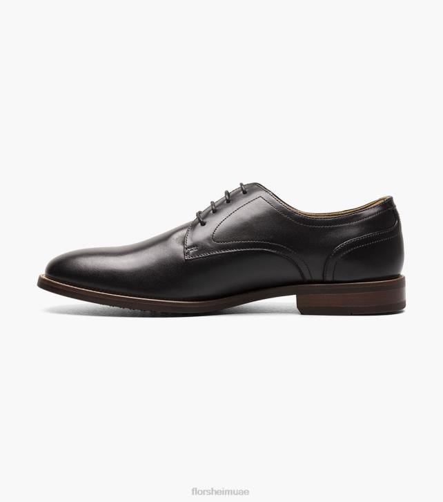 Florsheim رجال روتشى عادي اصبع القدم أكسفورد 6B6H55 أسود الأحذية