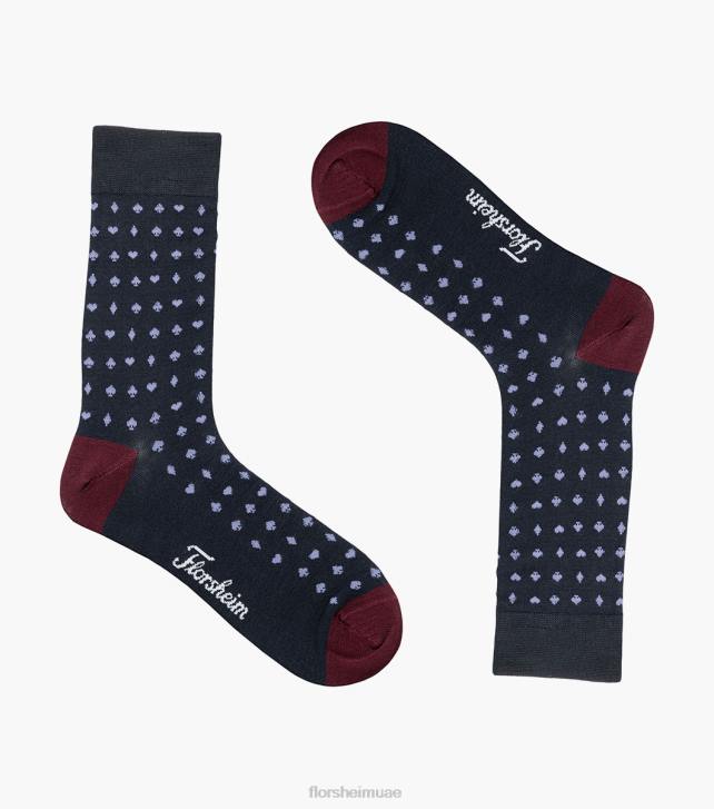 Florsheim للجنسين لعبة البوكر الجوارب طاقم اللباس 6B6H562 القوات البحرية مُكَمِّلات