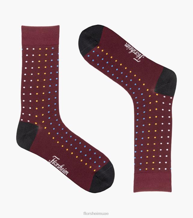 Florsheim للجنسين جوارب طاقم المجرة 6B6H563 بورجوندي مُكَمِّلات