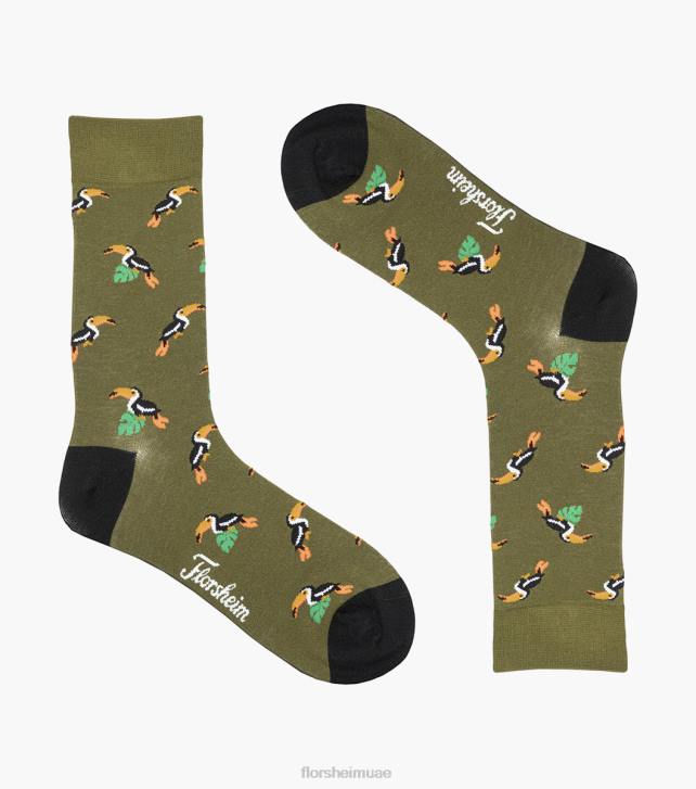 Florsheim للجنسين الجوارب اللباس طاقم الطوقان 6B6H566 زيتون مُكَمِّلات