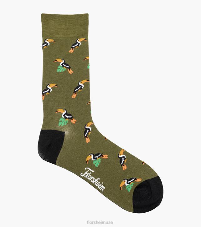 Florsheim للجنسين الجوارب اللباس طاقم الطوقان 6B6H566 زيتون مُكَمِّلات