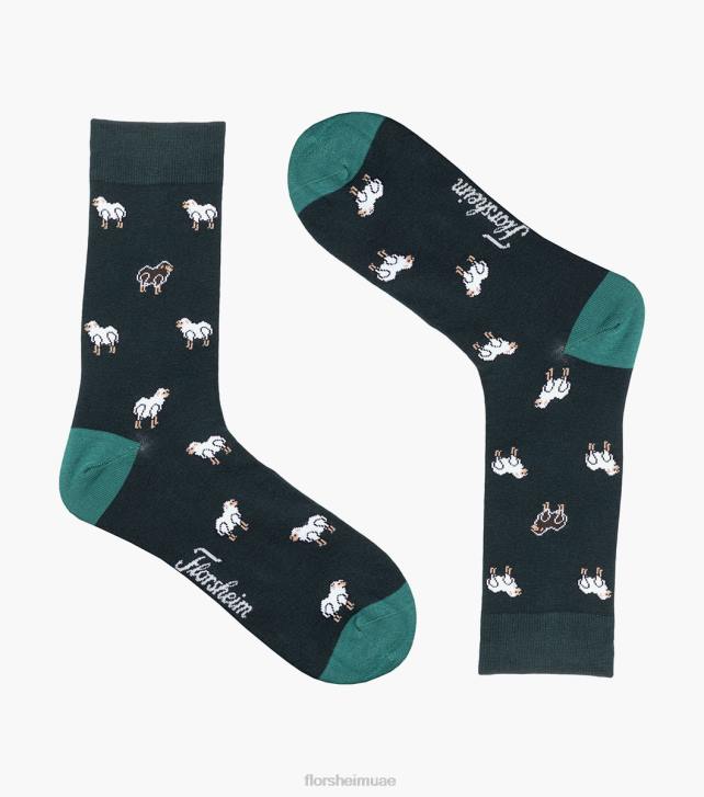 Florsheim للجنسين جوارب ستانلي طاقم اللباس 6B6H567 متعدد الأخضر مُكَمِّلات