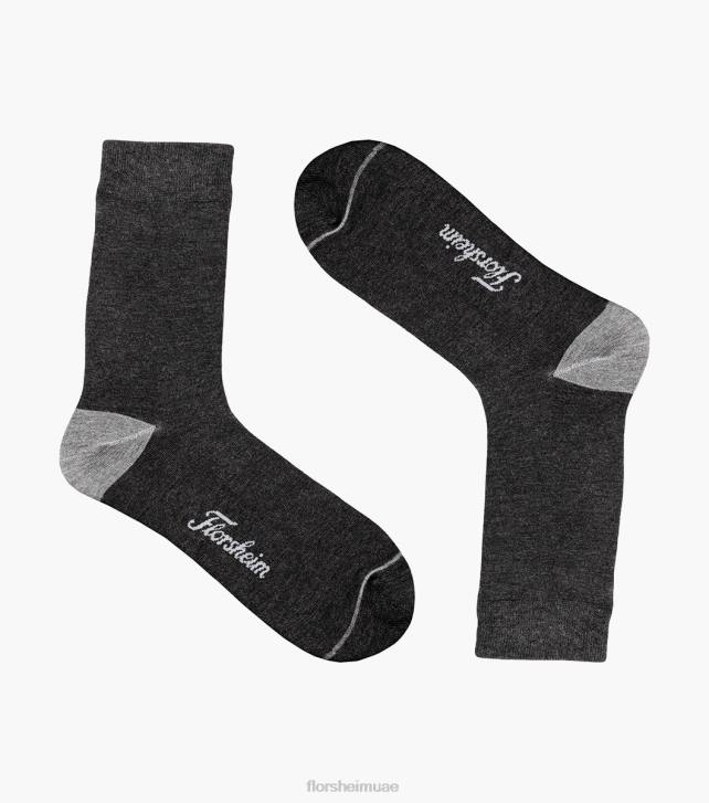 Florsheim للجنسين الخيزران الجوارب الطاقم شقة 6B6H569 فحم مُكَمِّلات