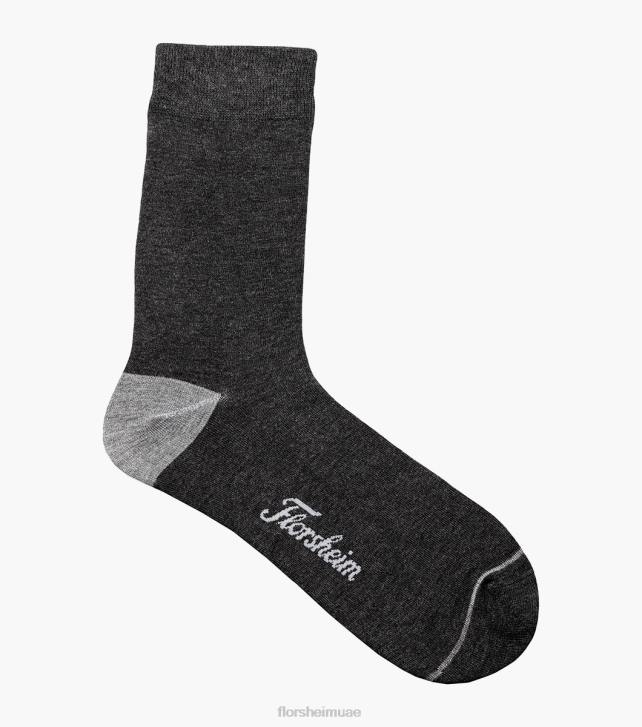 Florsheim للجنسين الخيزران الجوارب الطاقم شقة 6B6H569 فحم مُكَمِّلات