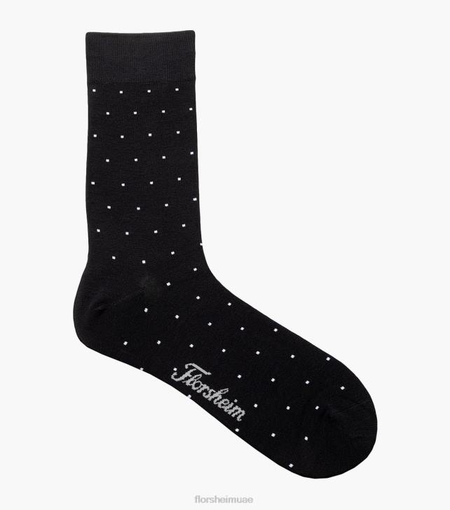 Florsheim للجنسين نجوم اللباس الجوارب الطاقم 6B6H575 أسود مُكَمِّلات