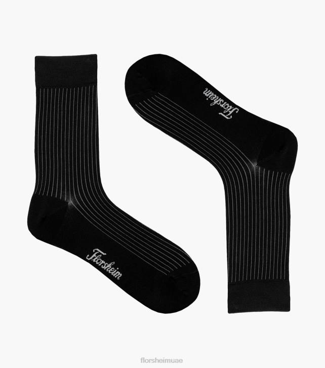 Florsheim للجنسين الجوارب ضلع طاقم اللباس 6B6H576 أسود مُكَمِّلات