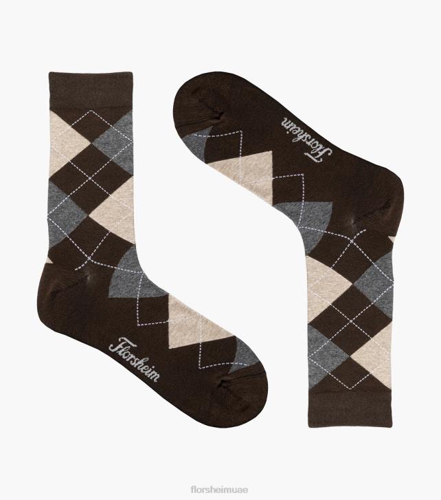 Florsheim للجنسين أرجيل الجوارب طاقم اللباس 6B6H579 بني مُكَمِّلات