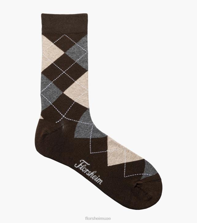 Florsheim للجنسين أرجيل الجوارب طاقم اللباس 6B6H579 بني مُكَمِّلات