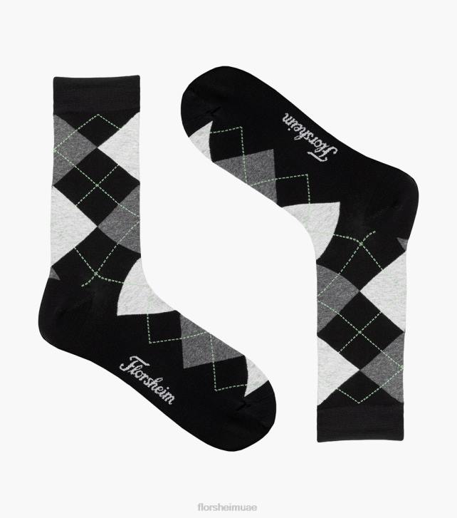 Florsheim للجنسين أرجيل الجوارب طاقم اللباس 6B6H580 أسود مُكَمِّلات