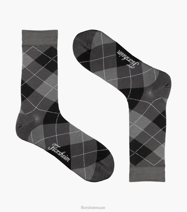 Florsheim للجنسين الماس الجوارب طاقم اللباس 6B6H581 فحم مُكَمِّلات