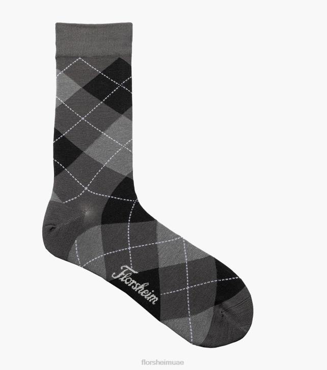 Florsheim للجنسين الماس الجوارب طاقم اللباس 6B6H581 فحم مُكَمِّلات