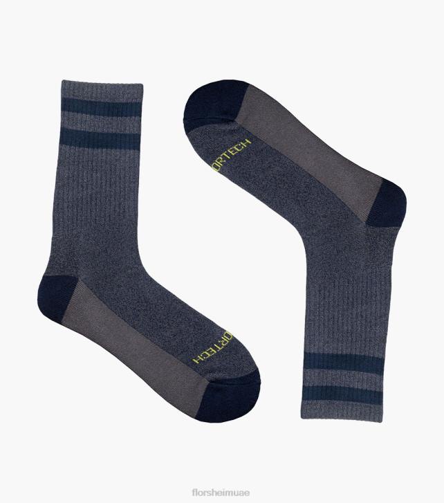 Florsheim للجنسين جوارب طاقم مارليد الرياضية 6B6H585 القوات البحرية مُكَمِّلات