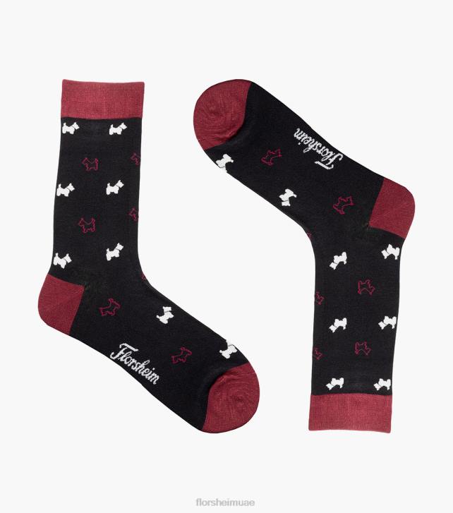 Florsheim للجنسين الجوارب سكوتي طاقم اللباس 6B6H588 أسود مُكَمِّلات