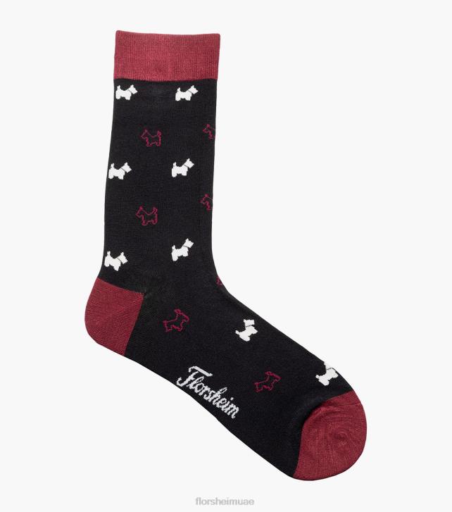 Florsheim للجنسين الجوارب سكوتي طاقم اللباس 6B6H588 أسود مُكَمِّلات