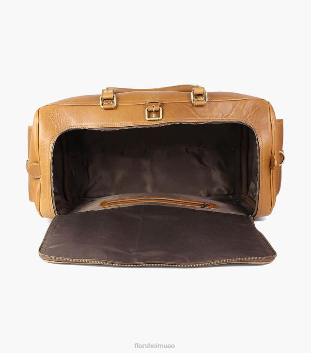 Florsheim للجنسين كانديمير حقيبة سفر من الجلد الطبيعي 6B6H629 كونياك مُكَمِّلات