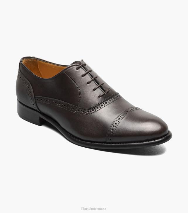 Florsheim رجال رافيل كاب تو أكسفورد 6B6H63 بني غامق الأحذية