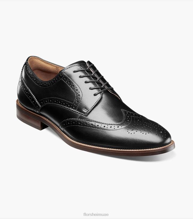 Florsheim رجال مصنع روتشى الثاني 6B6H672 أسود الأحذية